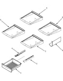 Refrigerator shelves
