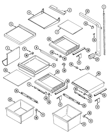 Shelves & accessories