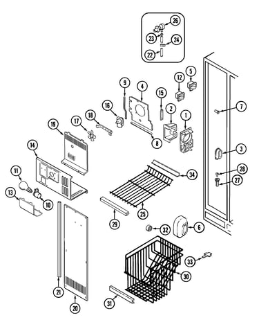 Freezer compartment
