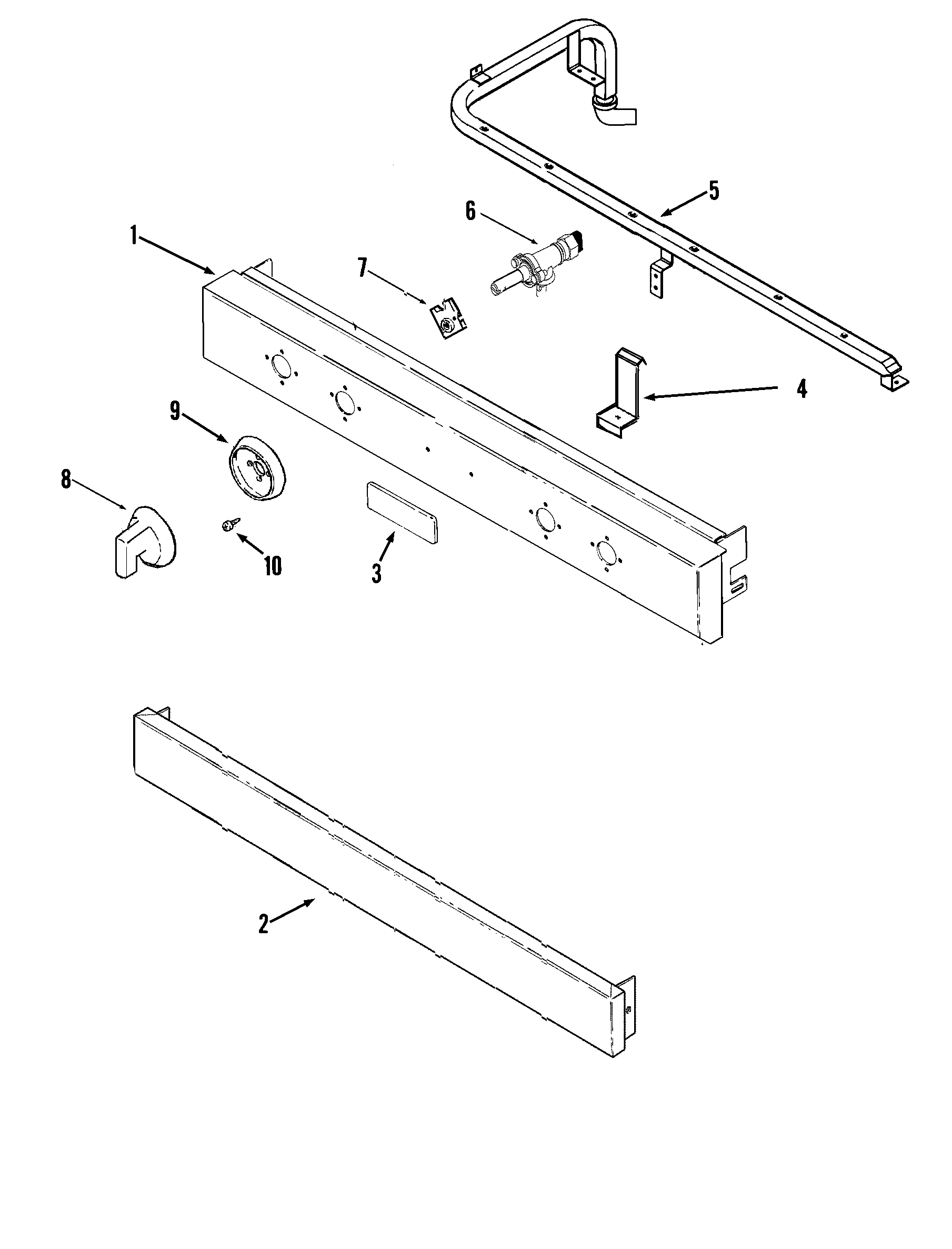 Control panel/manifold pipe