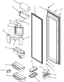 Refrigerator door