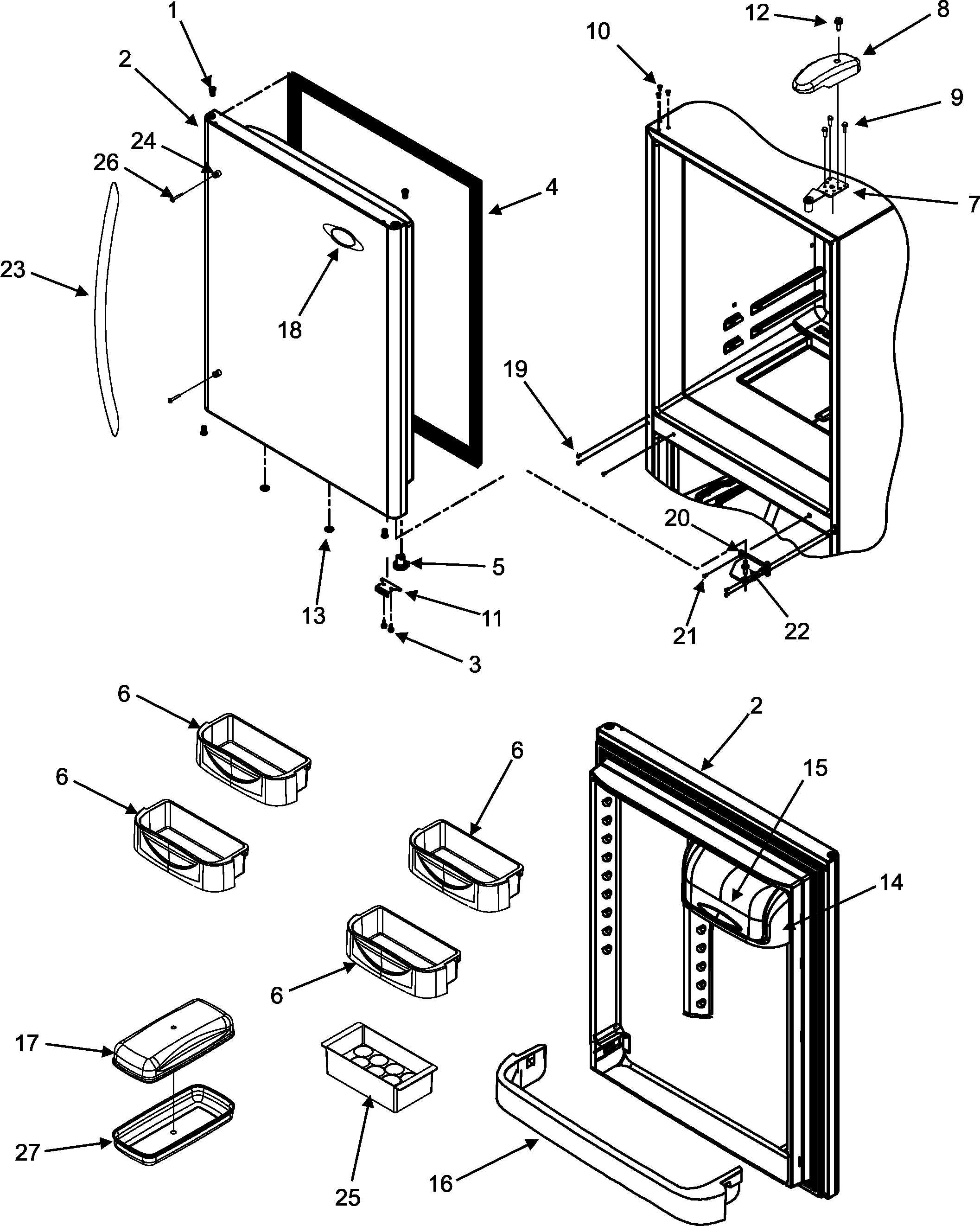 REFRIGERATOR DOOR