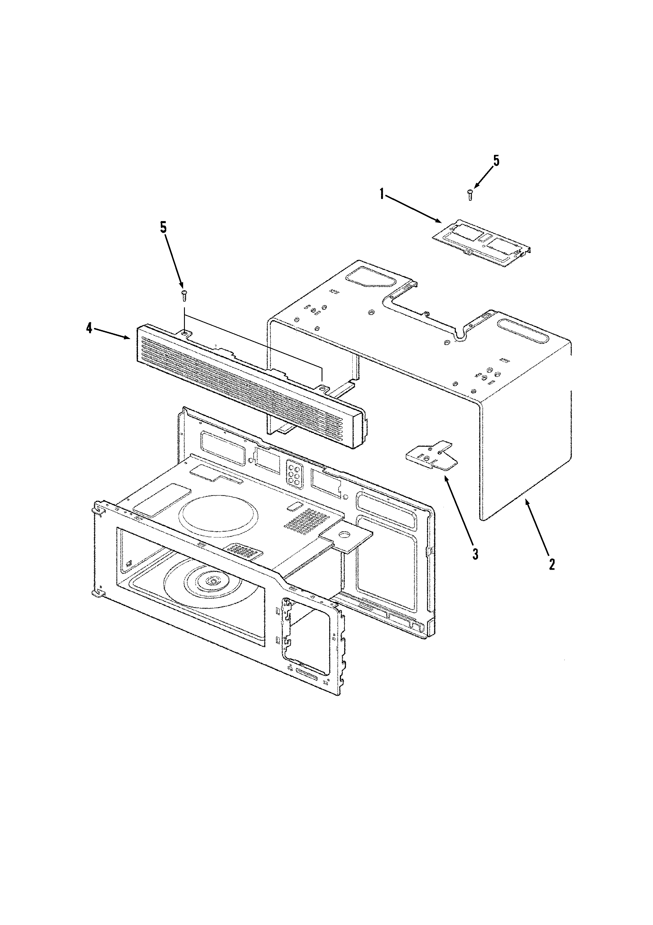 Outer case/vent grille