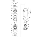 Hoover U5180-911 dust cup diagram