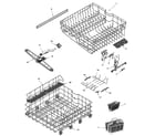 Maytag MDBH975AWB track & rack assembly diagram