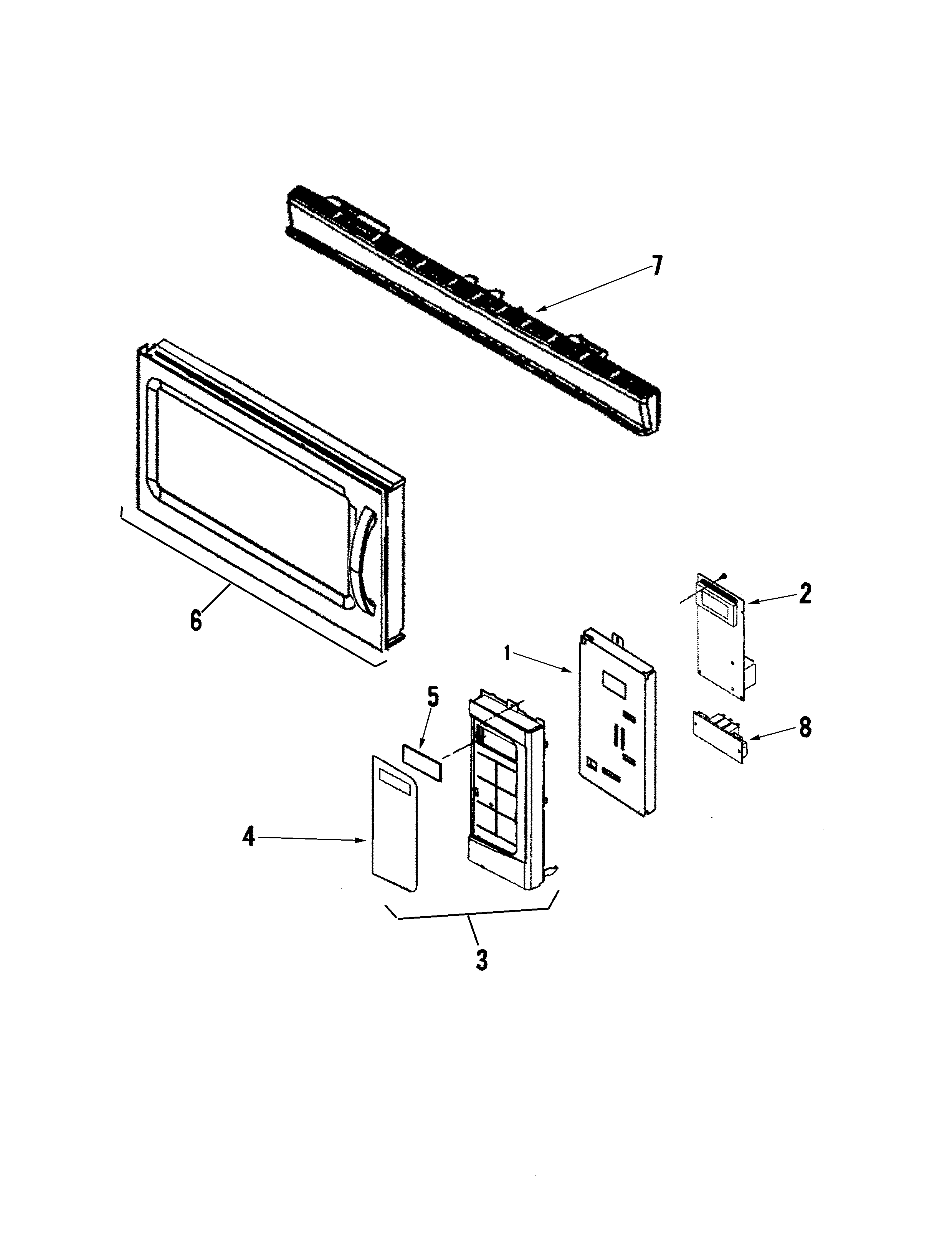 Control panel/door/vent grille