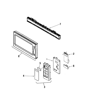 Control panel/door/vent grille