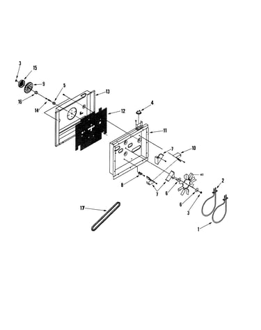 Convection fan assembly