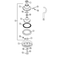 Maytag LAV3600AWW clutch, brake & belts diagram