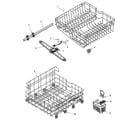 Maytag MDBH940AWW track & rack assembly diagram