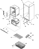 Interior cabinet & freezer shelving