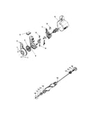 Agitator, motor assembly