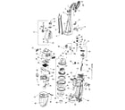 Hoover H2801-0RM main assembly diagram