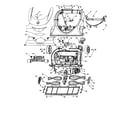 Hoover U8155-900 agitator, mainbody, hood diagram