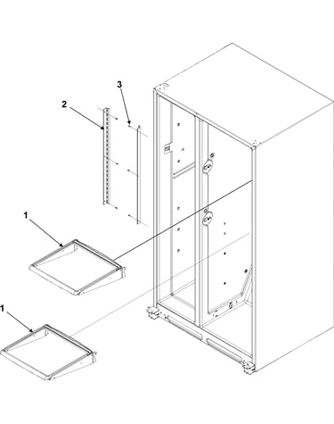 Refrigerator shelves