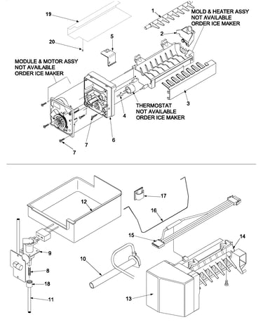 Optional ice maker kit-ic511