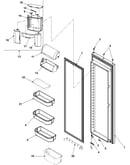 Refrigerator door