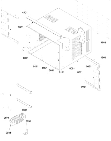 Outer case assembly