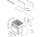 Jade RJRG3010A oven body diagram