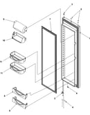 Refrigerator door
