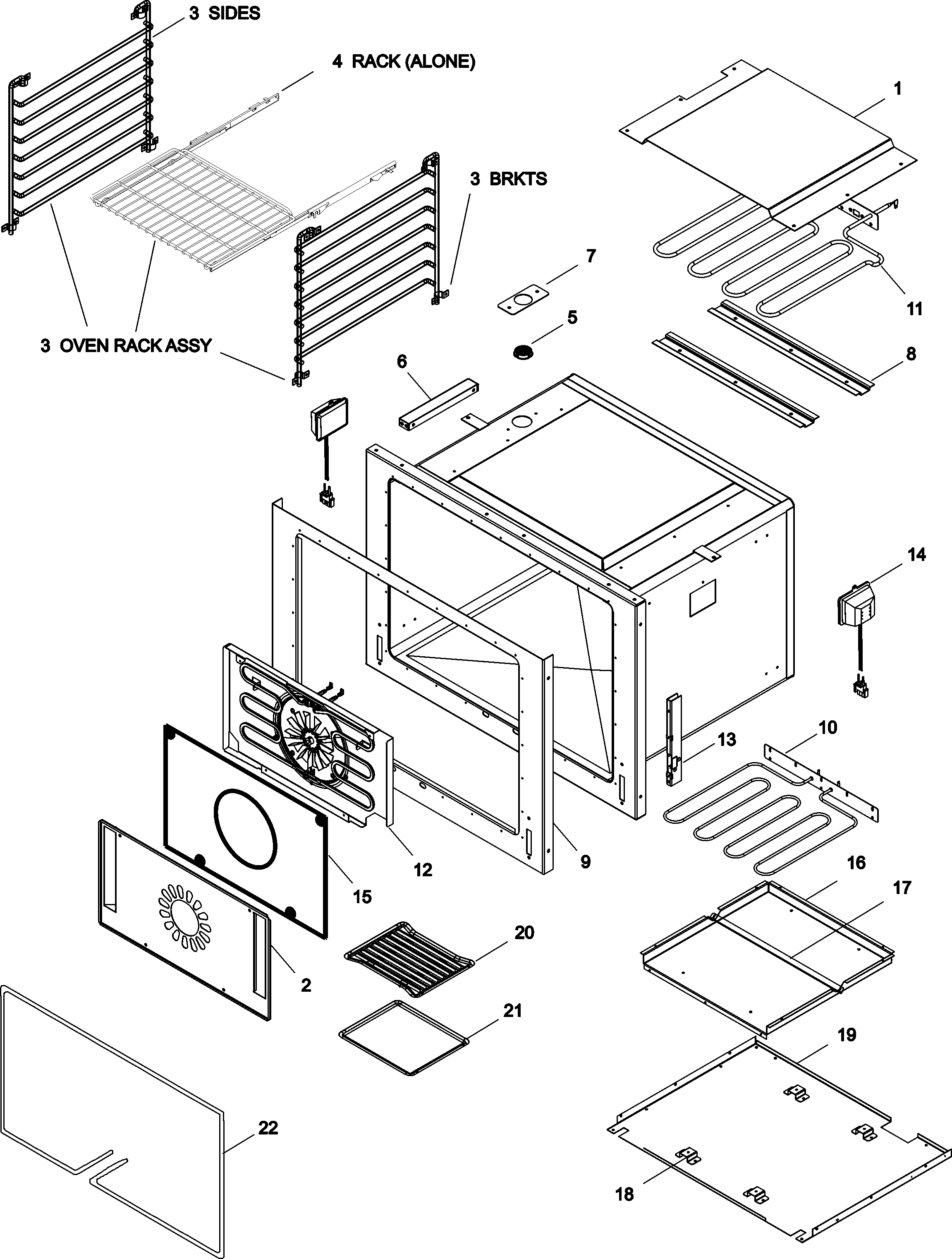 Oven cavity