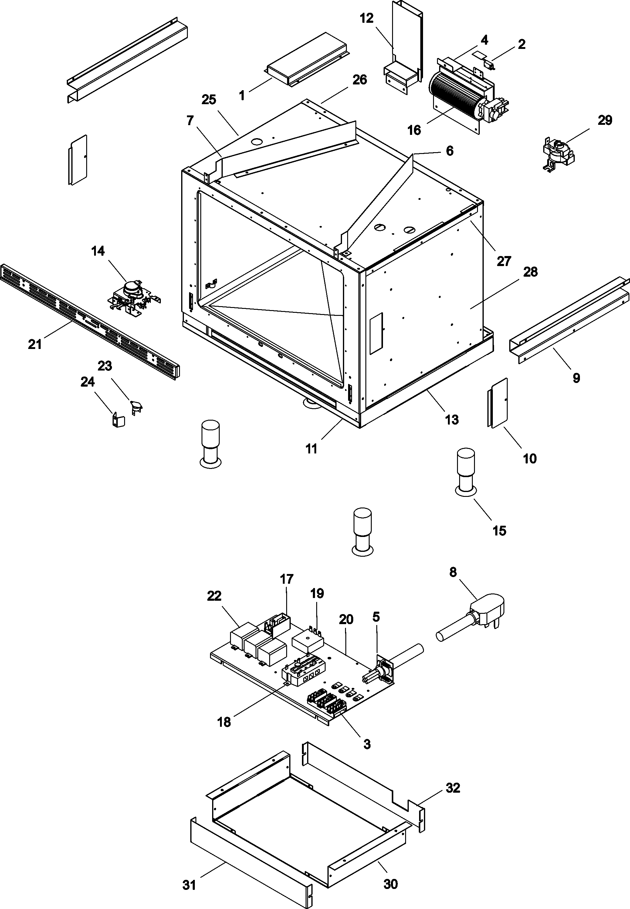 Oven retainers
