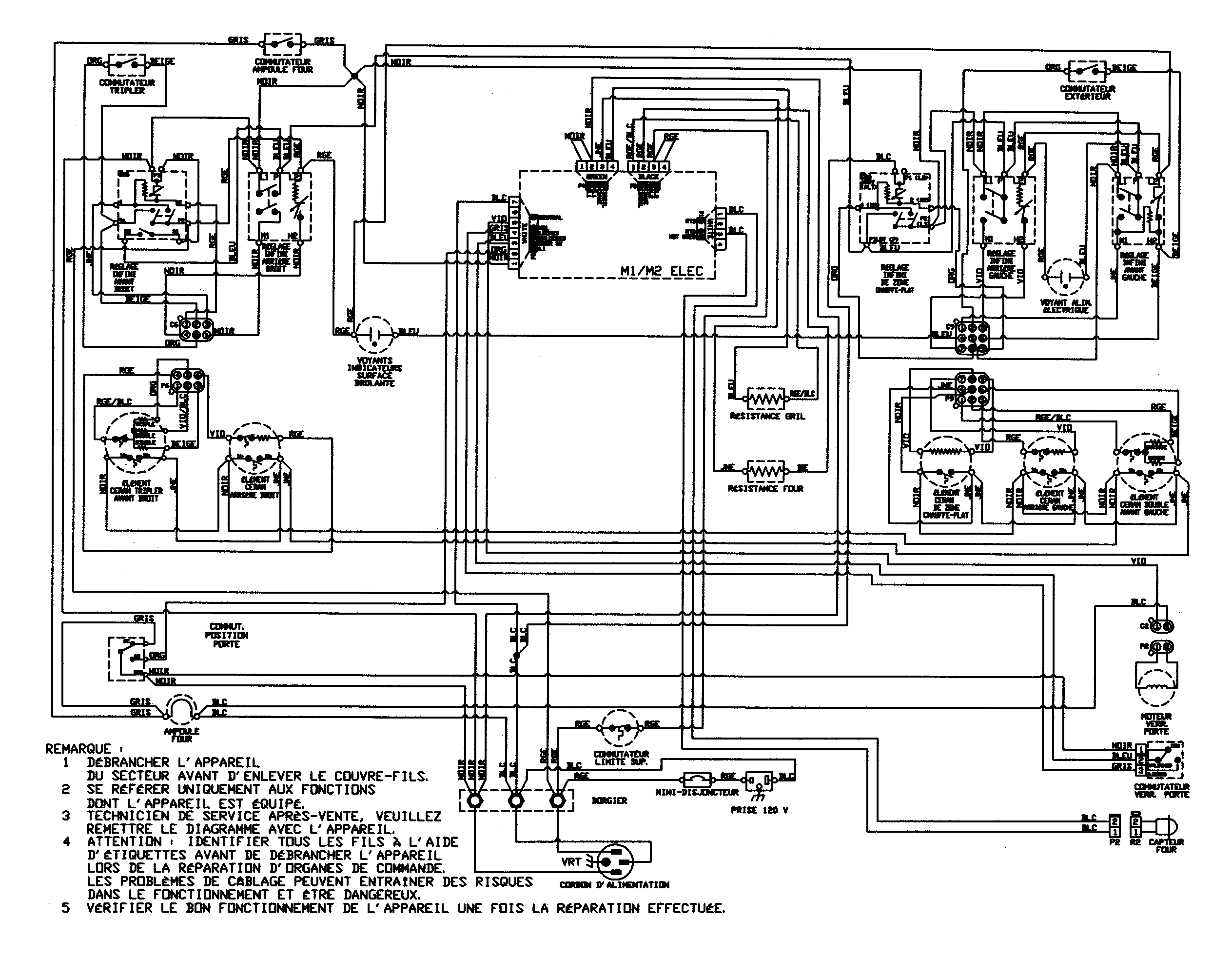 WIRING INFORMATION (FRC SERIES 12)