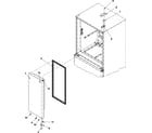 Amana AFC2033DRB right refrigerator door diagram