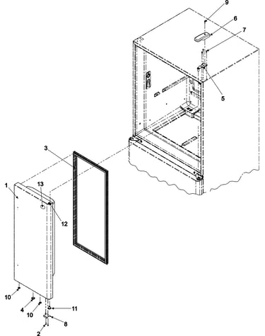 Right refrigerator door
