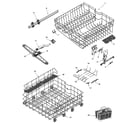Maytag MDBTT70AWW track & rack assembly diagram