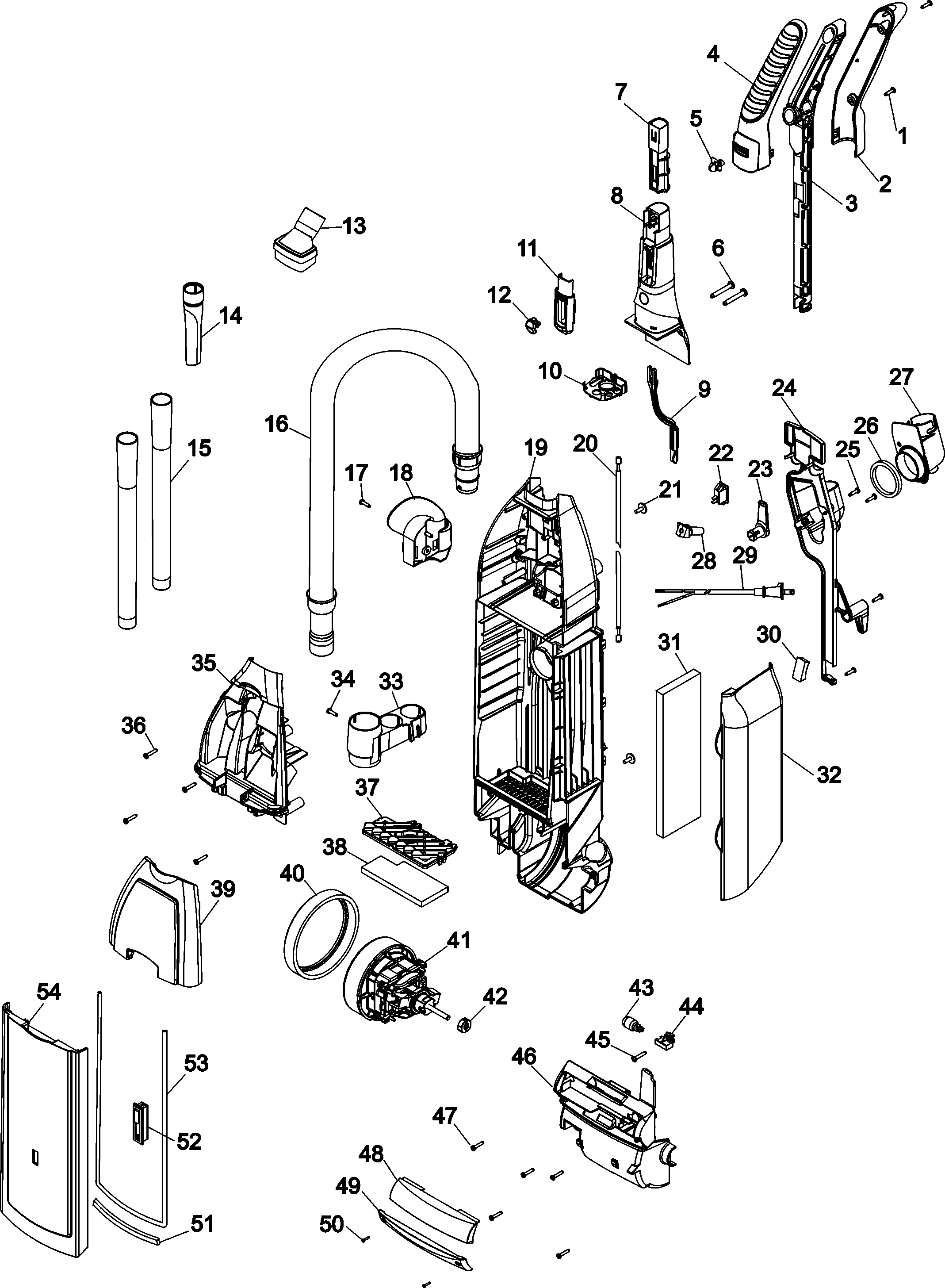Upper assembly