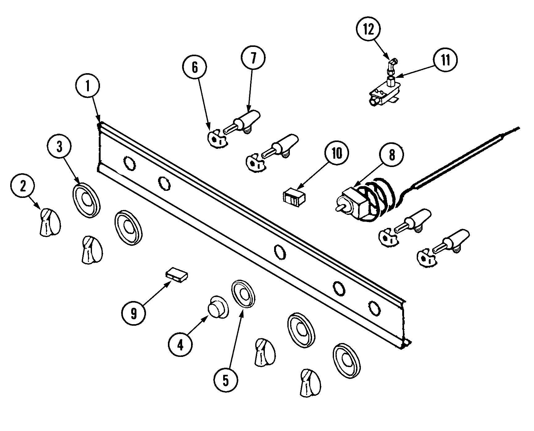 Manifold panel/gas controls