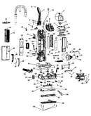 Motor, handle, hose, baghousing, handle