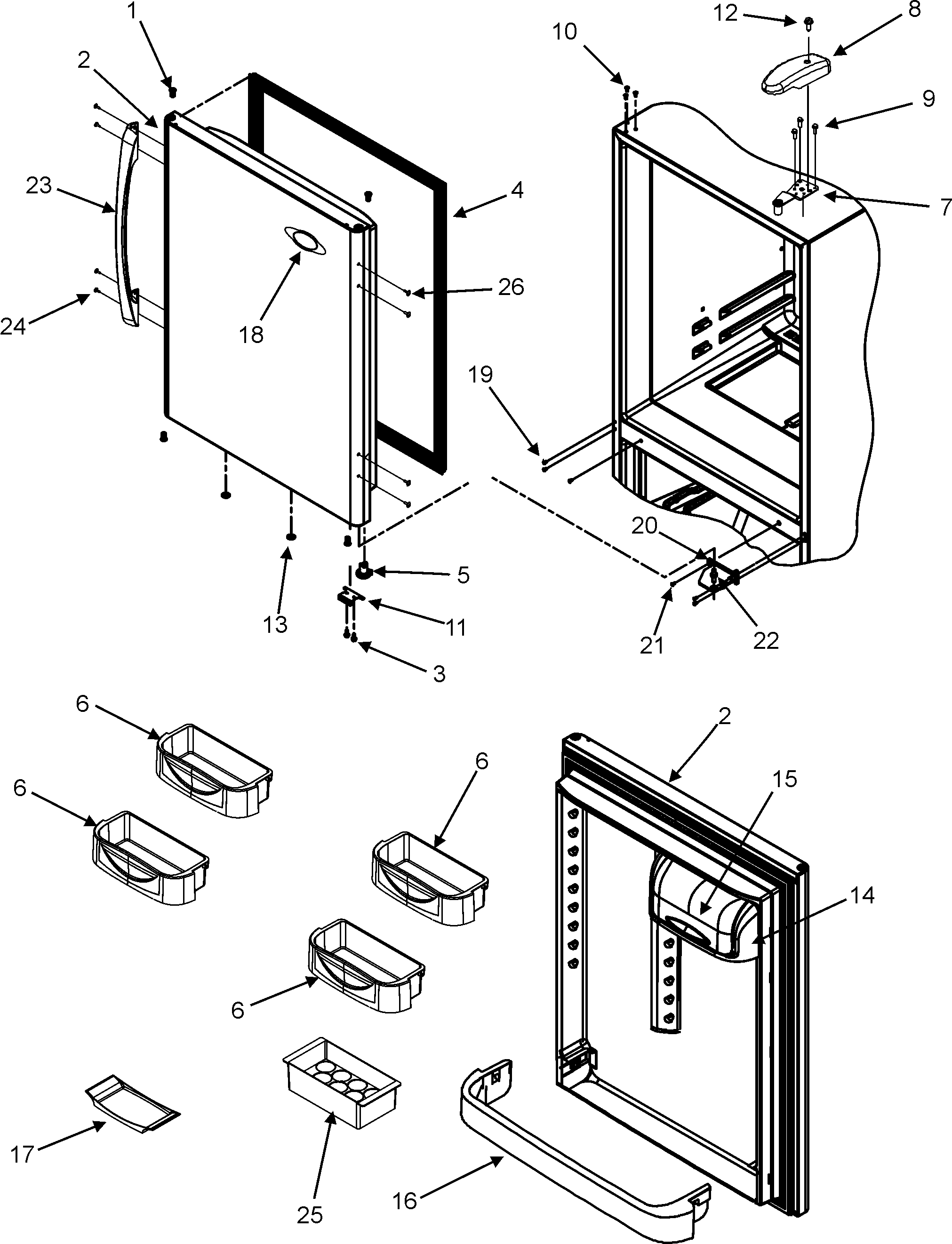 REFRIGERATOR DOOR