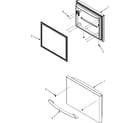 Maytag MBF2256KEW freezer door diagram