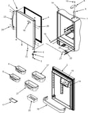 Refrigerator door