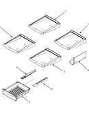 Refrigerator shelves
