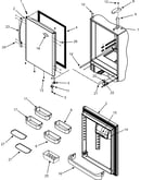 Refrigerator door