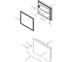 Maytag MBR2255KES freezer door diagram