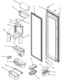 Refrigerator door