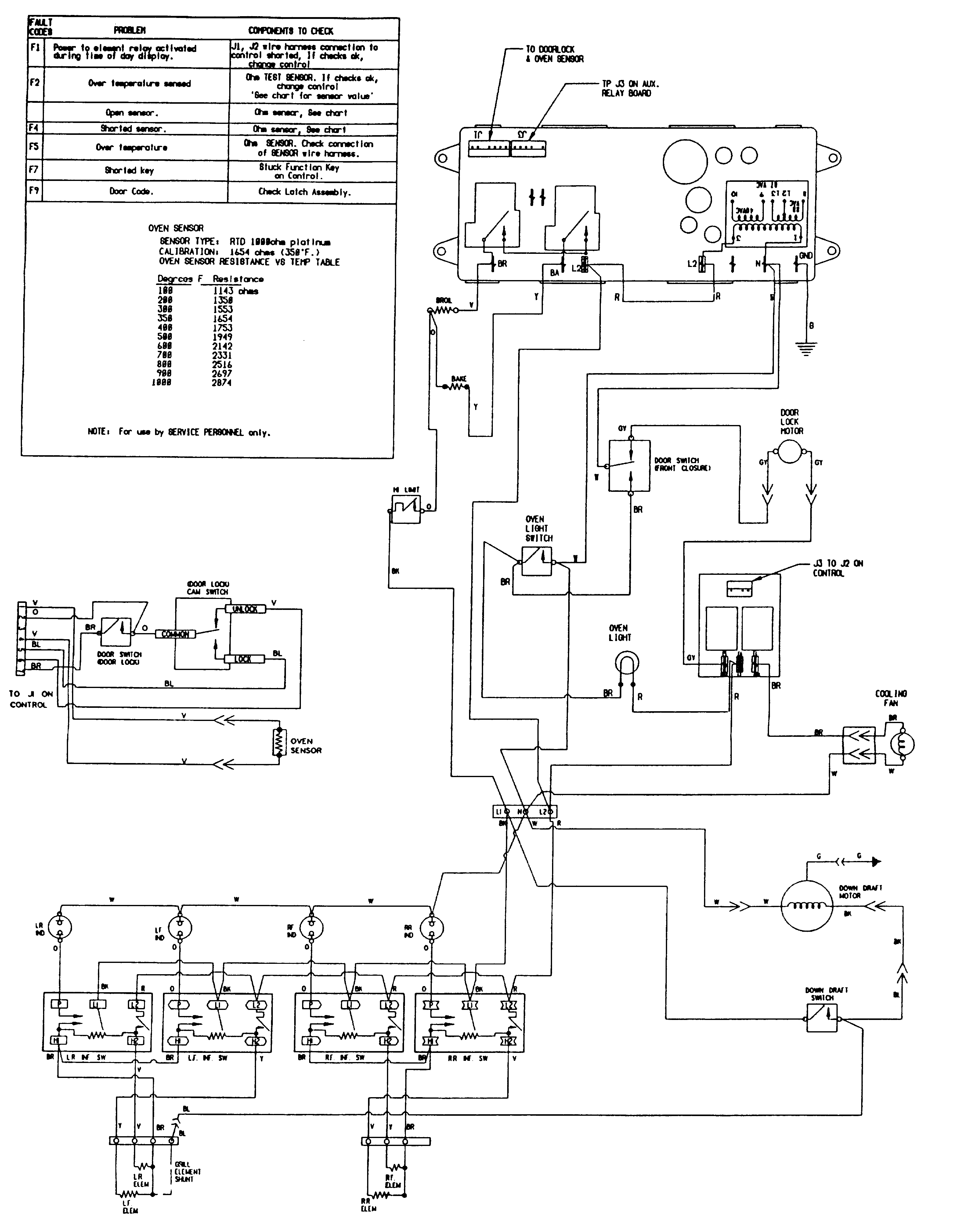 WIRING INFORMATION (SVE47100B/W)