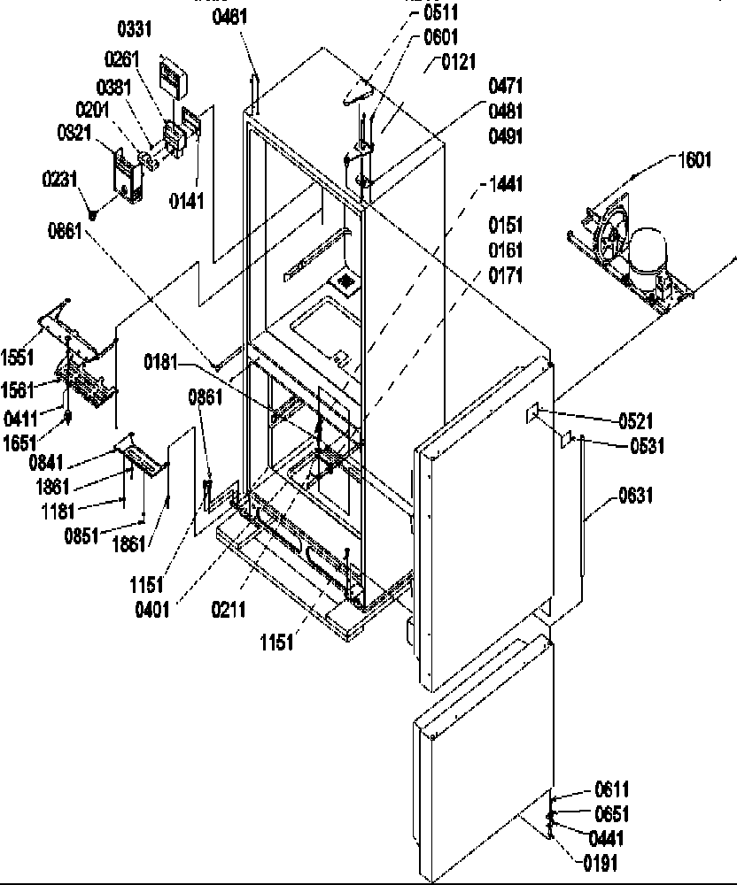 Controls/shields/hinges/trim