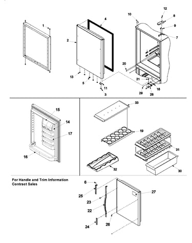 Refrigerator door