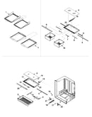 Refrigerator shelving