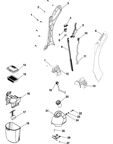Handle and tanks