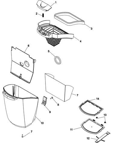 Dirt cup assembly