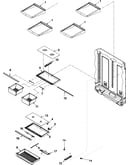Refrigerator shelving