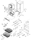 Interior cabinet & freezer shelving