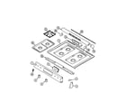Magic Chef CGS1740ADT top assembly (adt) diagram