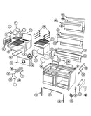 Oven body/gas controls